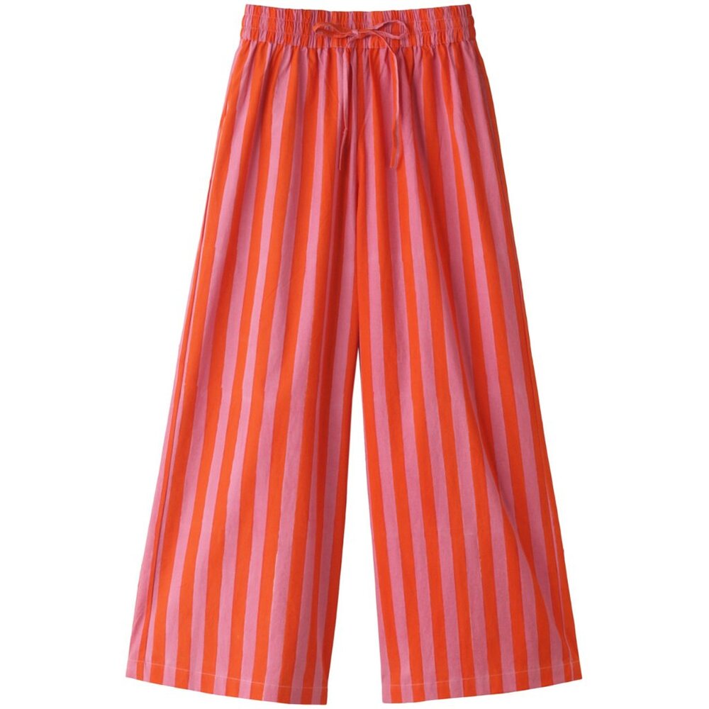 SZ Blockprints Thick Stripes Drawstring Pants